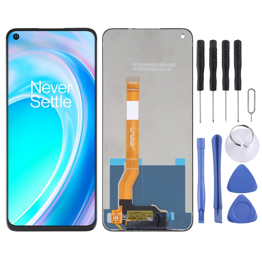 Lite Assembly For 5G Digitizer CPH2409 LCD OnePlus 2 with Screen CE Nord CPH2381 OEM (Black) Full