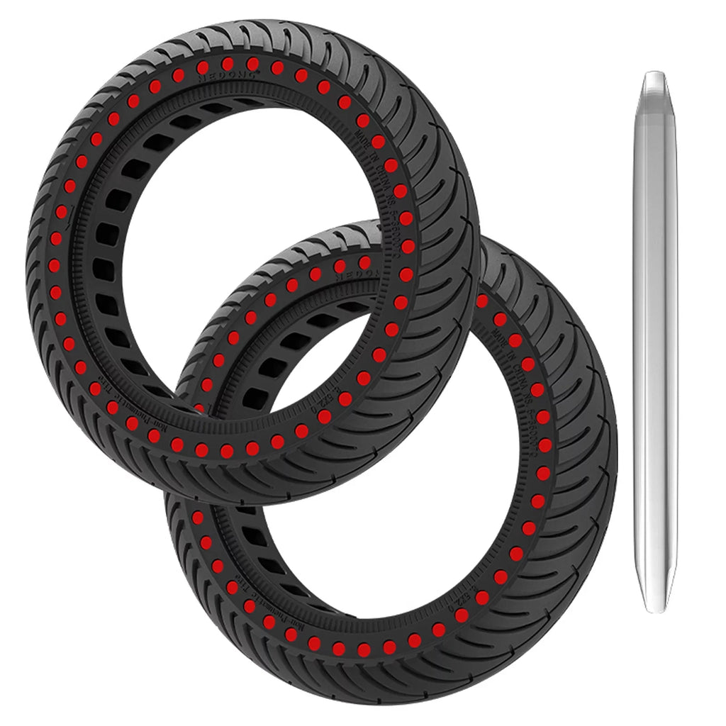 for Inch proof Rubber E Mounting Tyre Tool 2pcs Tire 8.5 Puncture Tomshoo Solid M365 Set Riding with