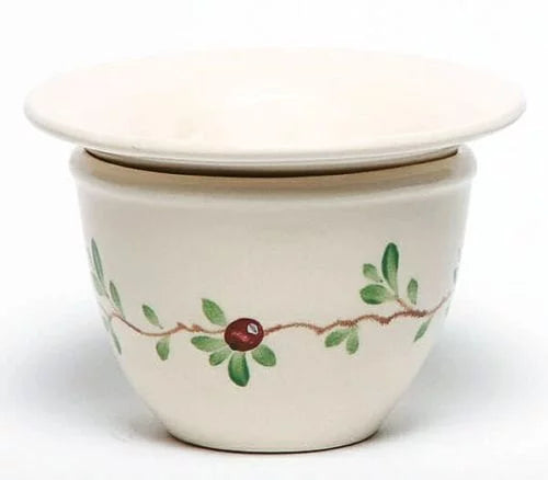 Watering, Self Violet Pot Hand - Cranberry 2pc Ceramic Painted African