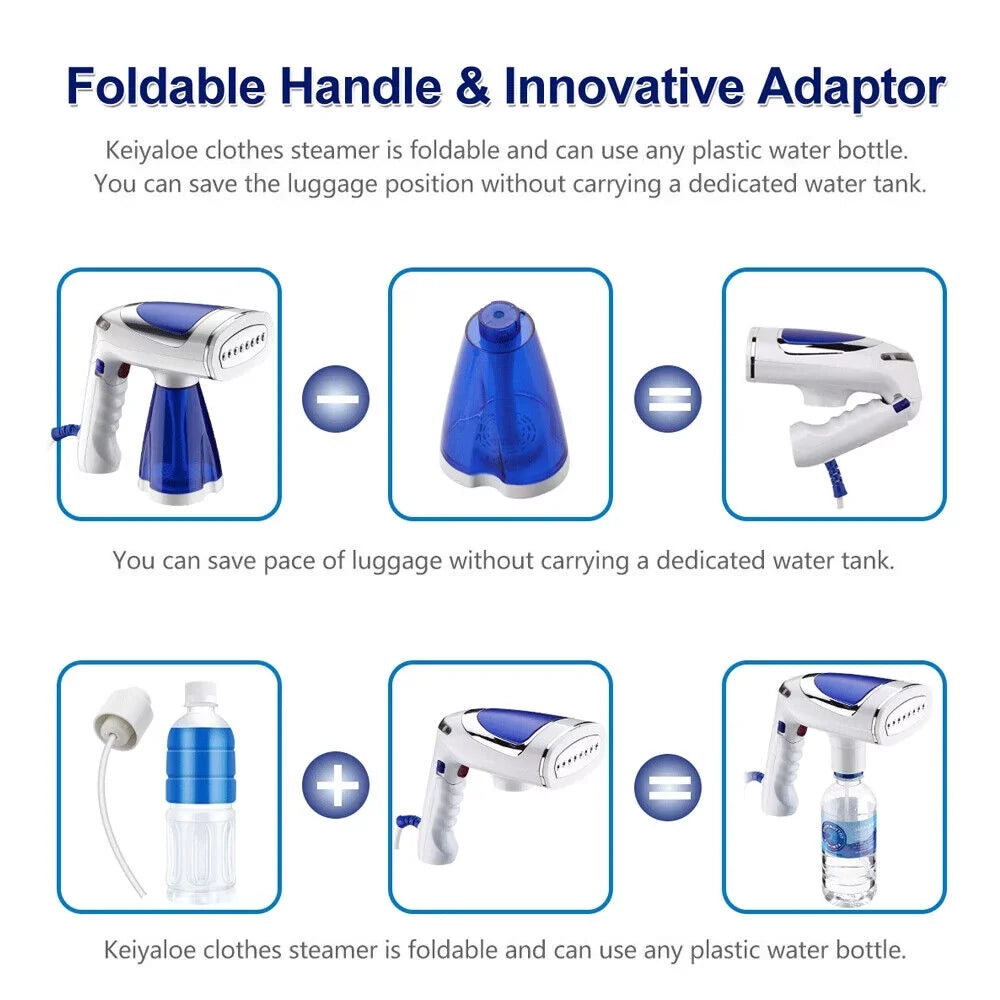 up Fabric Clothes, Curtains Garment Remover, and Travel Steamer Portable Steamer Handheld Heat Steamer, Wrinkles 30s Clothes, Steamer Clothes Toys for for