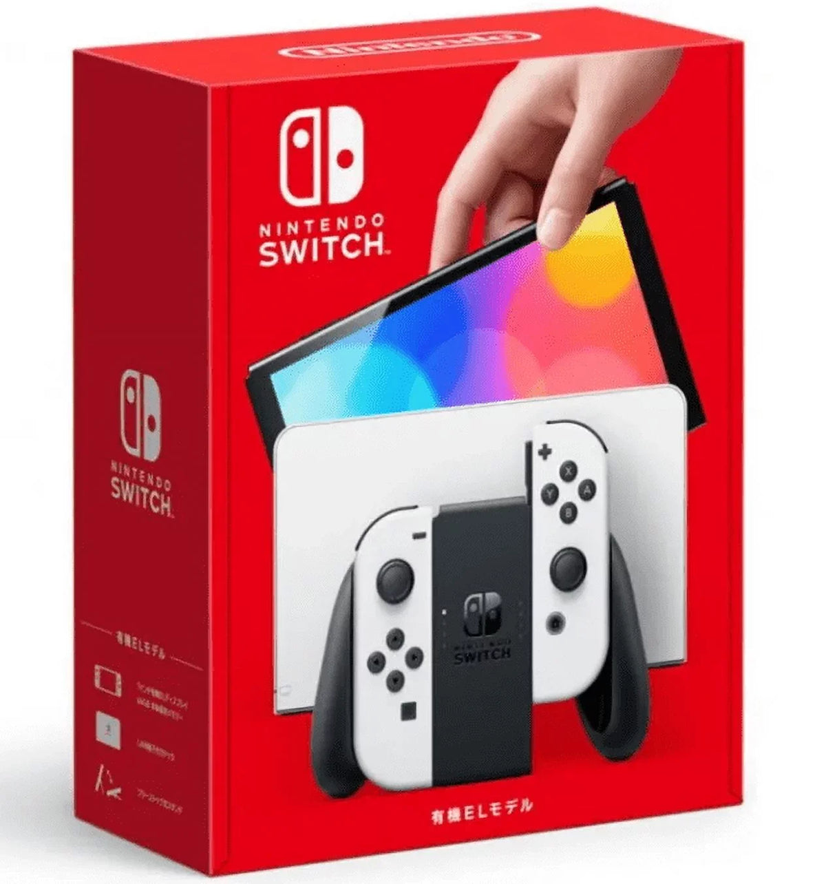 Joy-Con-Powever White Nintendo Edition ? OLED Oled) (Sw Model Bundle-Import w/ Switch