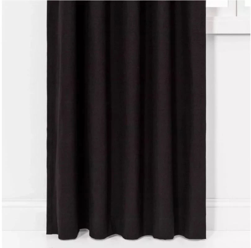 Panel 63"x50" Henna 62 Blackout Curtain - Black Project