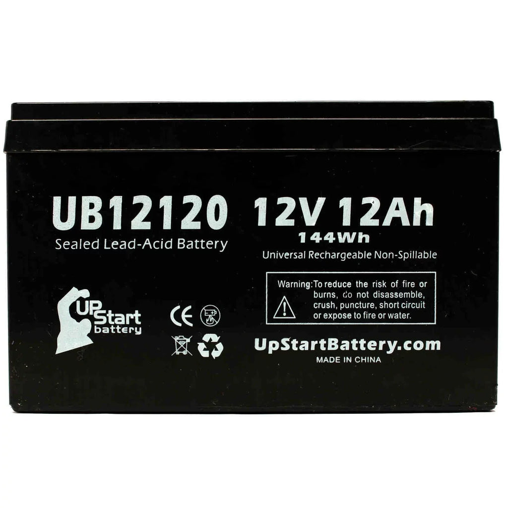 8 Pack UB12120 Acid - SeaScooter Universal F1 - SEA-DOO 4x Replacement GTI to Sealed F2 (12V, Battery 12Ah, - 12000mAh, Includes AGM, F1 Lead Terminal, Terminal SLA) Battery Adapters