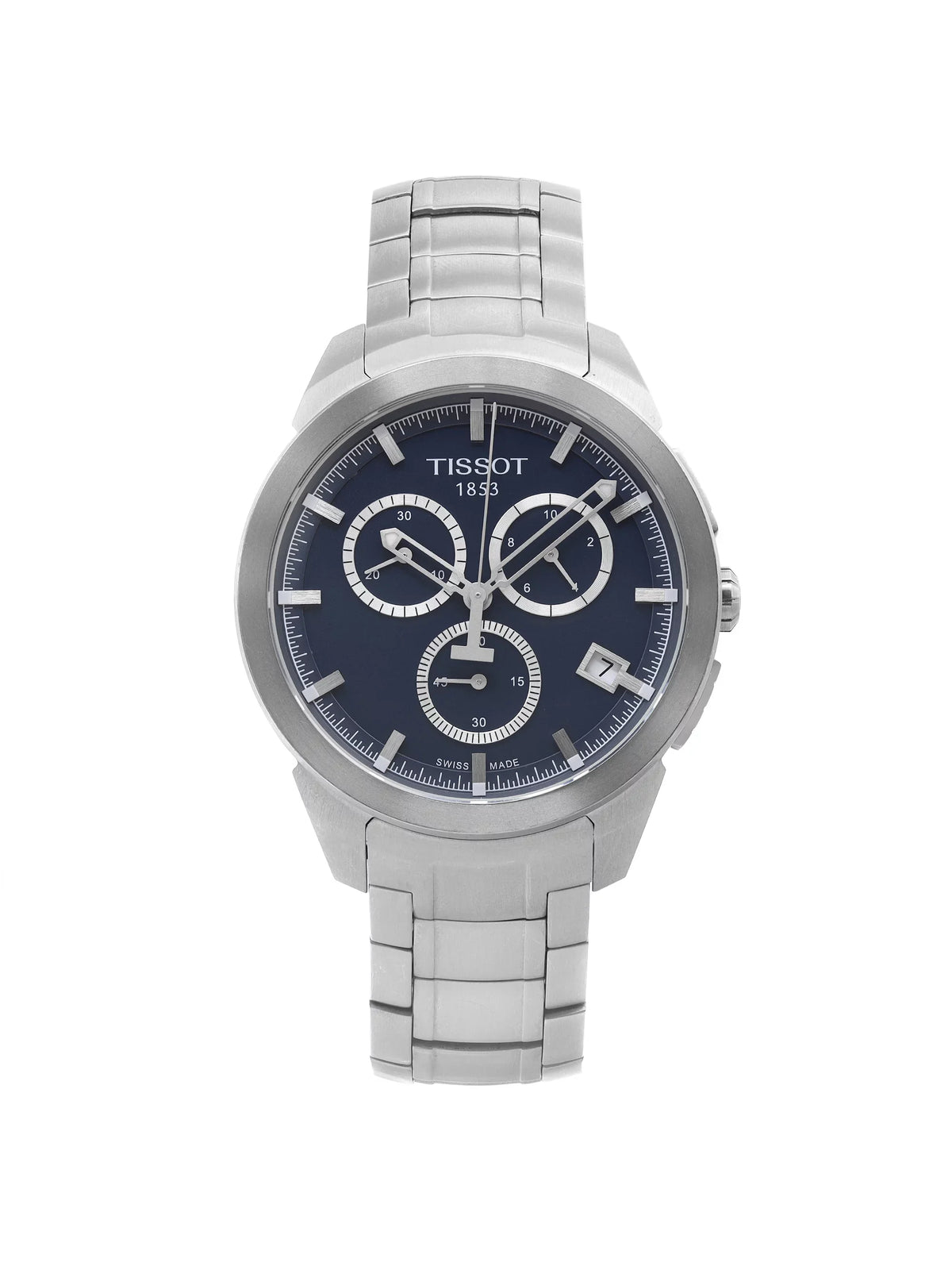Blue Titanium Watch T069.417.44.041.00 Dial Quartz Tissot T-Sport Mens 43mm