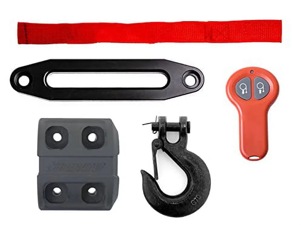 Compatible Ratio|QWM-Y-RMAX-4500 Gear Wired|50 Winch|1.3 with Wolverine Foot 4|Ready|Fit Range|3/16" Remote Steel|166:1 and 4500 HP / RMAX Winch RMAX Motor|Preassembled 2 2021+ SuperATV LB Yamaha
