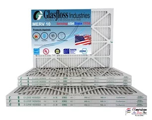 MERV -Qty:12 24.5x7/8 Made 10 - - Filter in Glasfloss USA 18x25x1 dimension: x inch) 17.5 Furnace - Air (Actual
