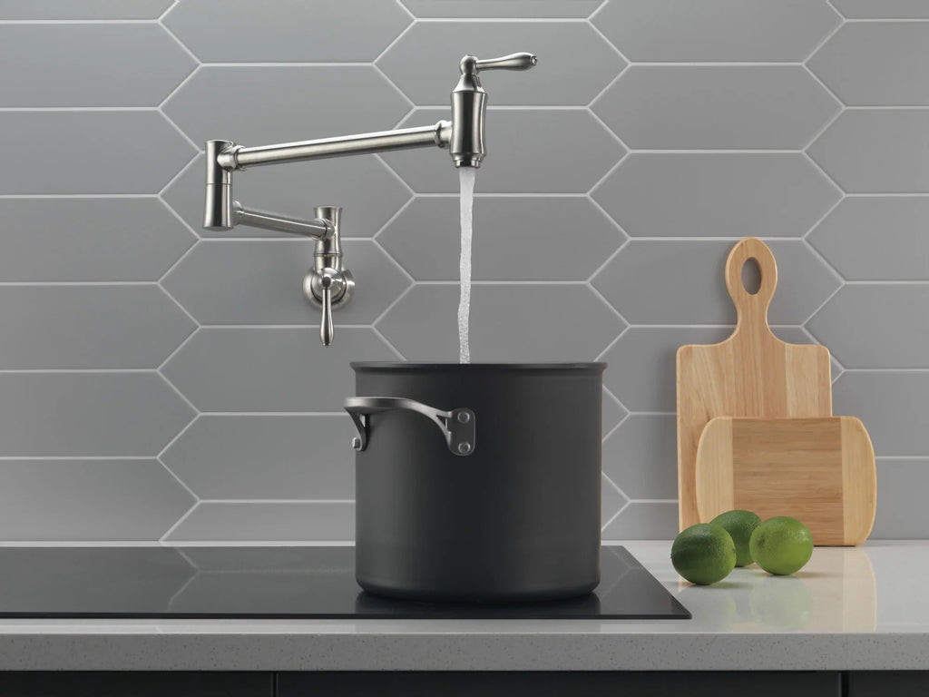 Faucet Mount Delta Pot Filler 1177LF Wall
