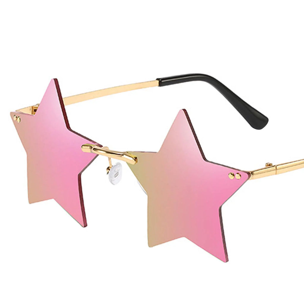 Sharplace Stars Grey Dance Costume Rimless Sun 6X Trendy for Glasses Women Glasses