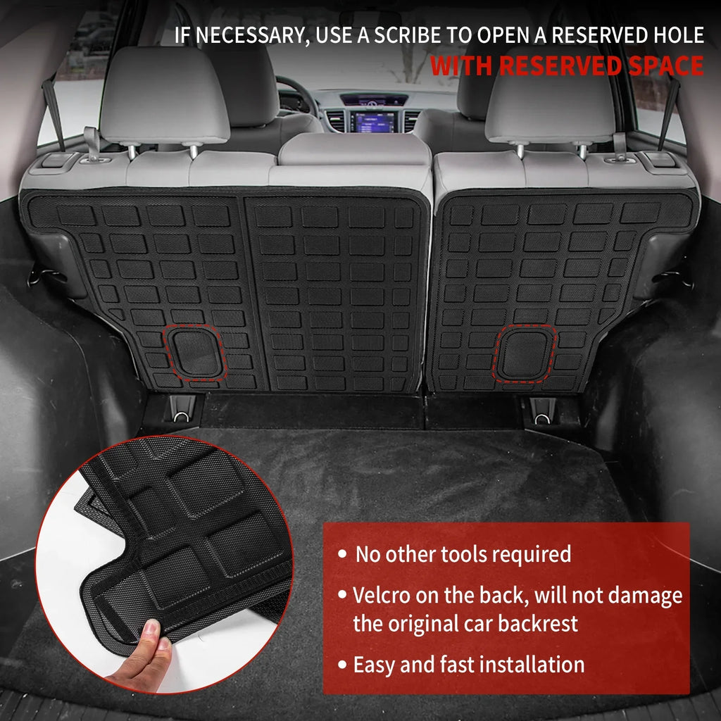 Accessories Seat 2012-2016 Cargo Back Honda Trunk Fit CR-V Liner CRV Protector 2015 Mat Mats Backrest