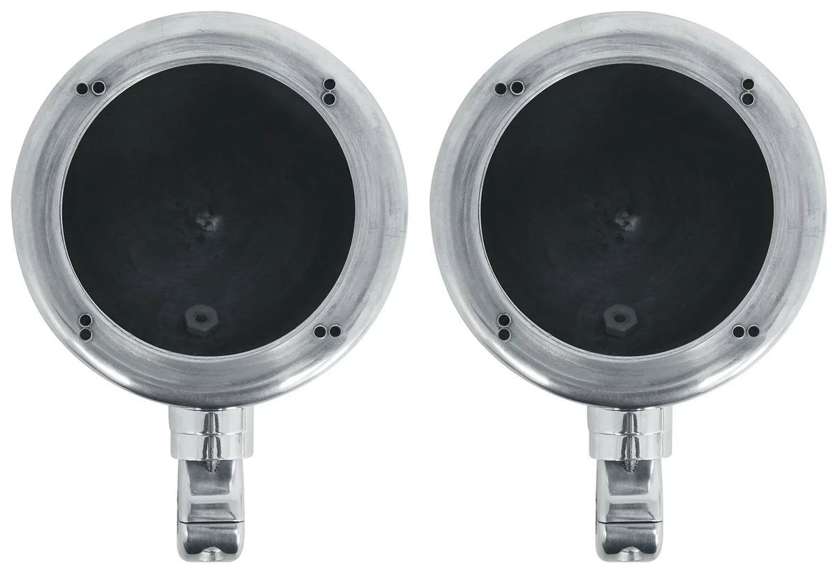 Amp Chrome (2) ATV/UTVCART For Tower 2-Channel 4" Polk Audio Speakers+MTX