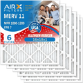 Comparable FPR 16x18x1 Furnace Air Air Pleated AIR. 1200 MPR MPR Electrostatic 16x18x1 HVAC WICKED Filters USA & Filter Pack AIRX by 1000, to Made FILTERS CLEAN 6 Filter 11 7 Premium Conditioner MERV