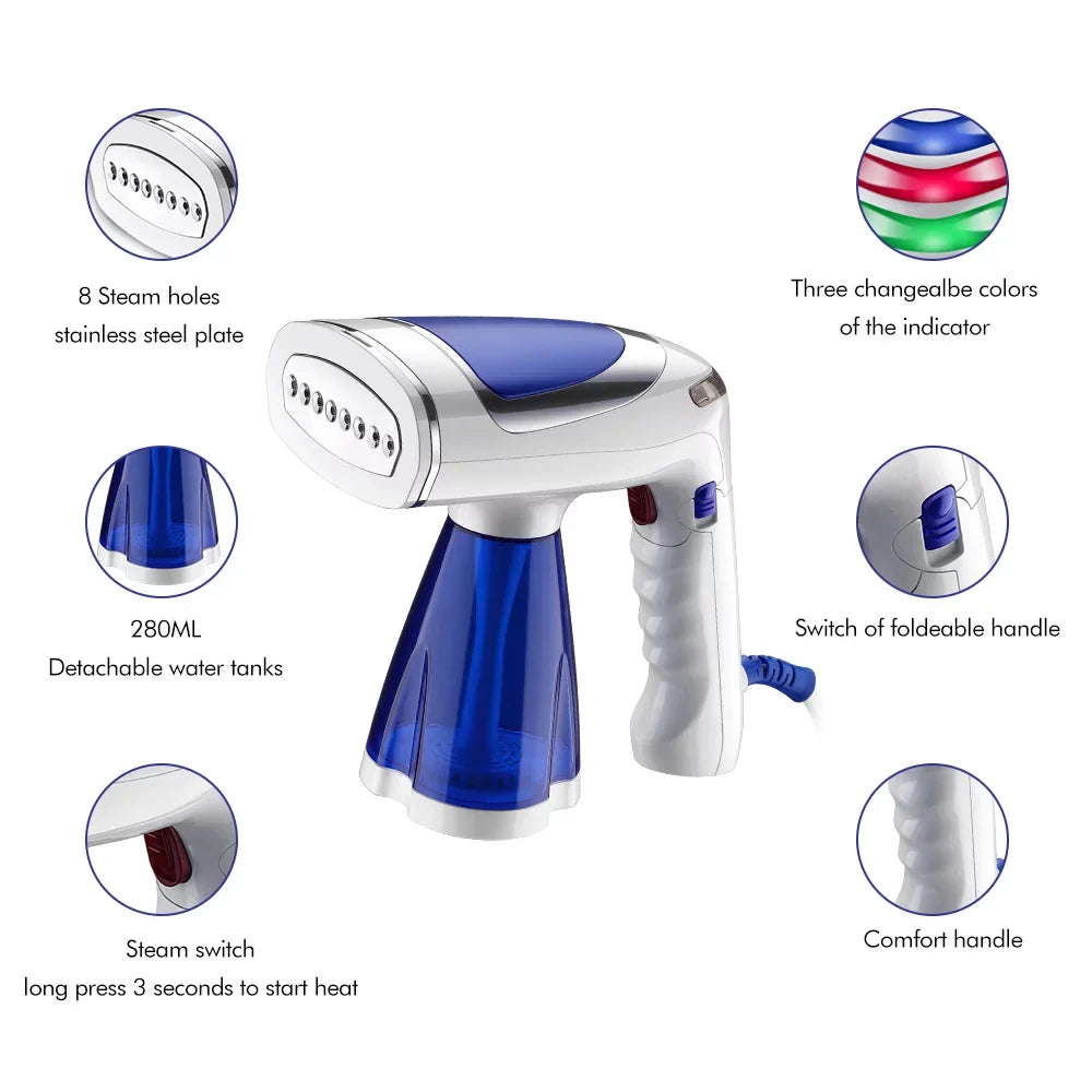 up Fabric Clothes, Curtains Garment Remover, and Travel Steamer Portable Steamer Handheld Heat Steamer, Wrinkles 30s Clothes, Steamer Clothes Toys for for