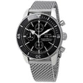 Chronograph Dial Watch Automatic Men's Heritage A13313121B1A1 Black II Breitling Superocean