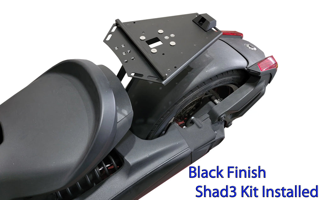 MOUNT Rack Can Luggage Ryker NEEDED. Black Shad NO MAX installed Kit Large Cases Am