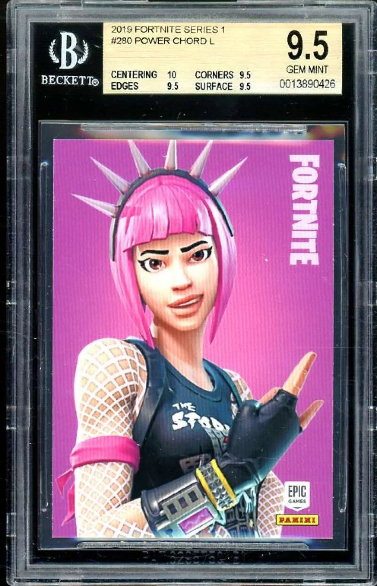 9.5) USA 9.5 (pop 2019 BGS Chord (10 9.5 9.5 1 Fortnite Series Power #280 2)