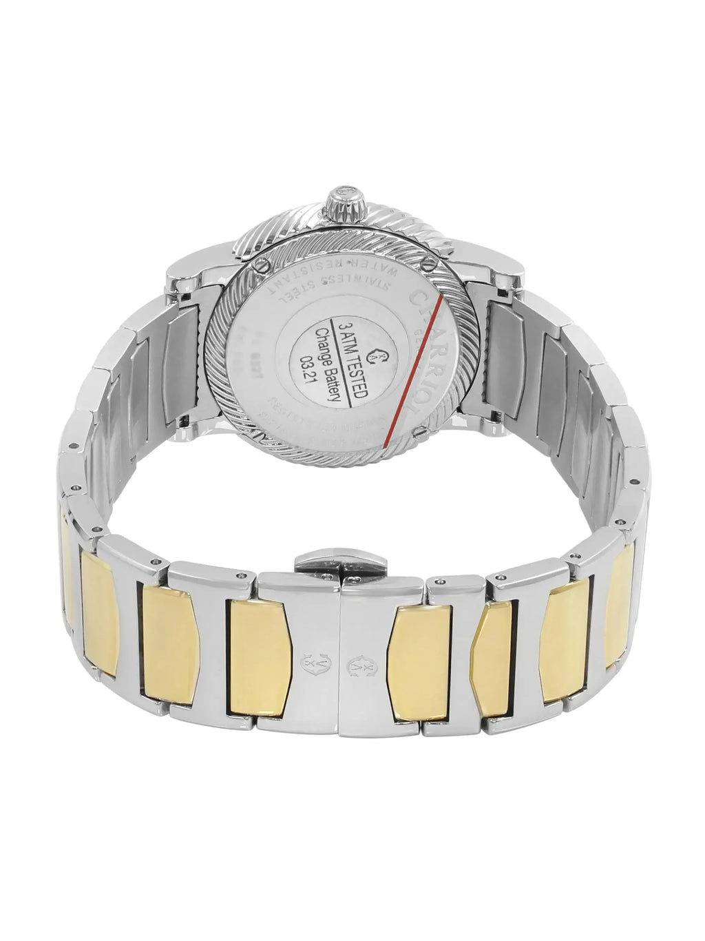 Charriol defects P33SY2D.921.001 Ladies New Parisii 0.40cttw Quartz with Watch