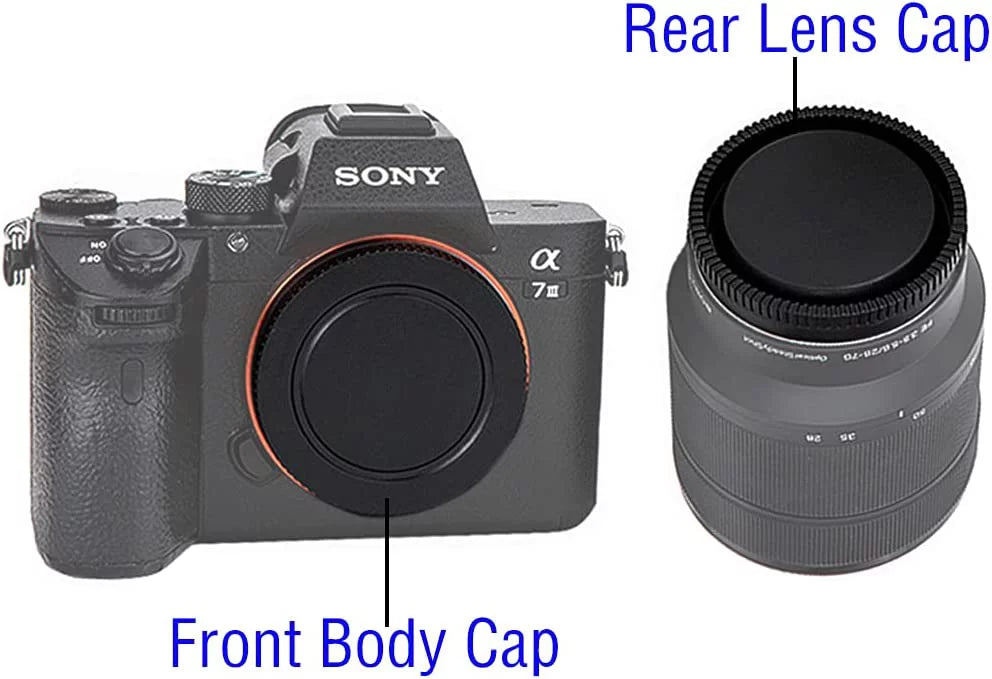 Cover Body for Camera IV A9 NEX A7 E-Mount Lens A7S A7 III & A7 Fit Cameras Caps II/III A7R Rear Cap IV A7R A7R