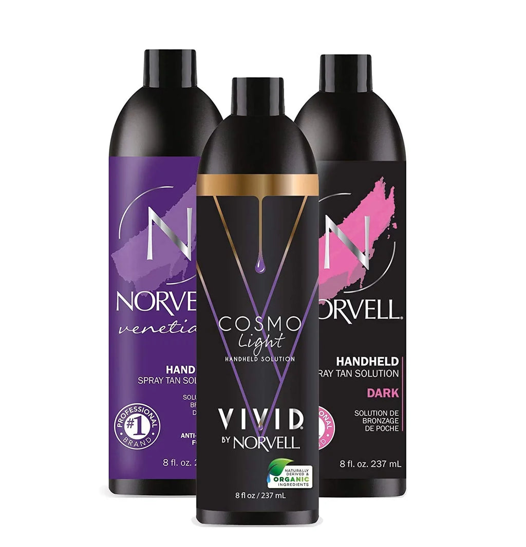 Mobile Tanning Solutions Dark $490) Machine (Retail and Value in Spray + Program Ultra Sunless 8 Vivid + Tan Norvell oz - Venetian HVLP 'Cosmo', Training M1000 Airbrush Norvell Kit