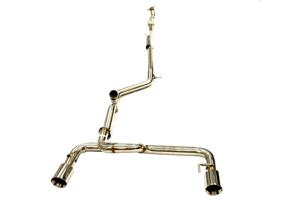 1.4L Stainless Fiat Abarth/500T Fitment By 12+ Catback Exhaust 500 For OBX-RS