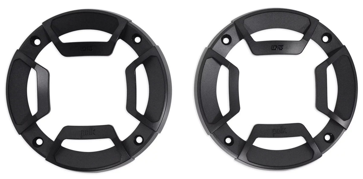 Amp Chrome (2) ATV/UTVCART For Tower 2-Channel 4" Polk Audio Speakers+MTX