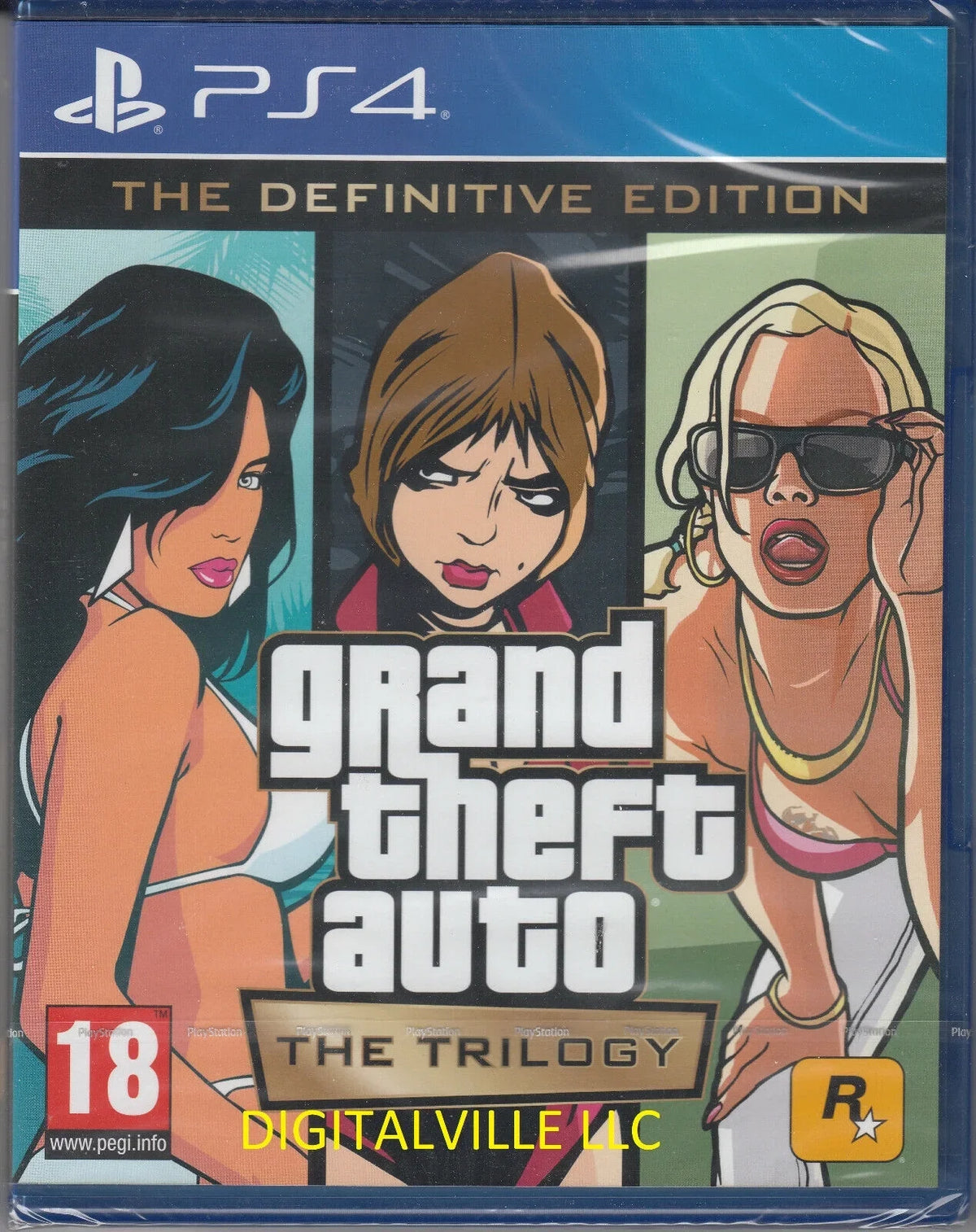 Grand New Brand Theft Definitive Sealed PS4 Trilogy GTA Auto