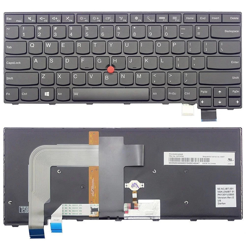 Keyboard Backlit Lenovo ThinkPad Genuine New 00UR425 T460P US