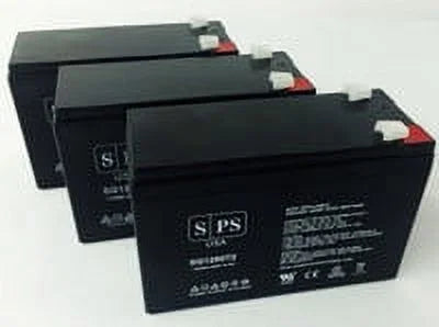 (Terminal DOO Replacement Brand for DOLPHIN, T2) (SG1290T2) (3 Pack) 9Ah SEA Battery SPS ZS01 PRO 12V