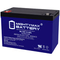 with Motors Minnkota Battery GEL Replacement Trolling 12V 100AH compatible