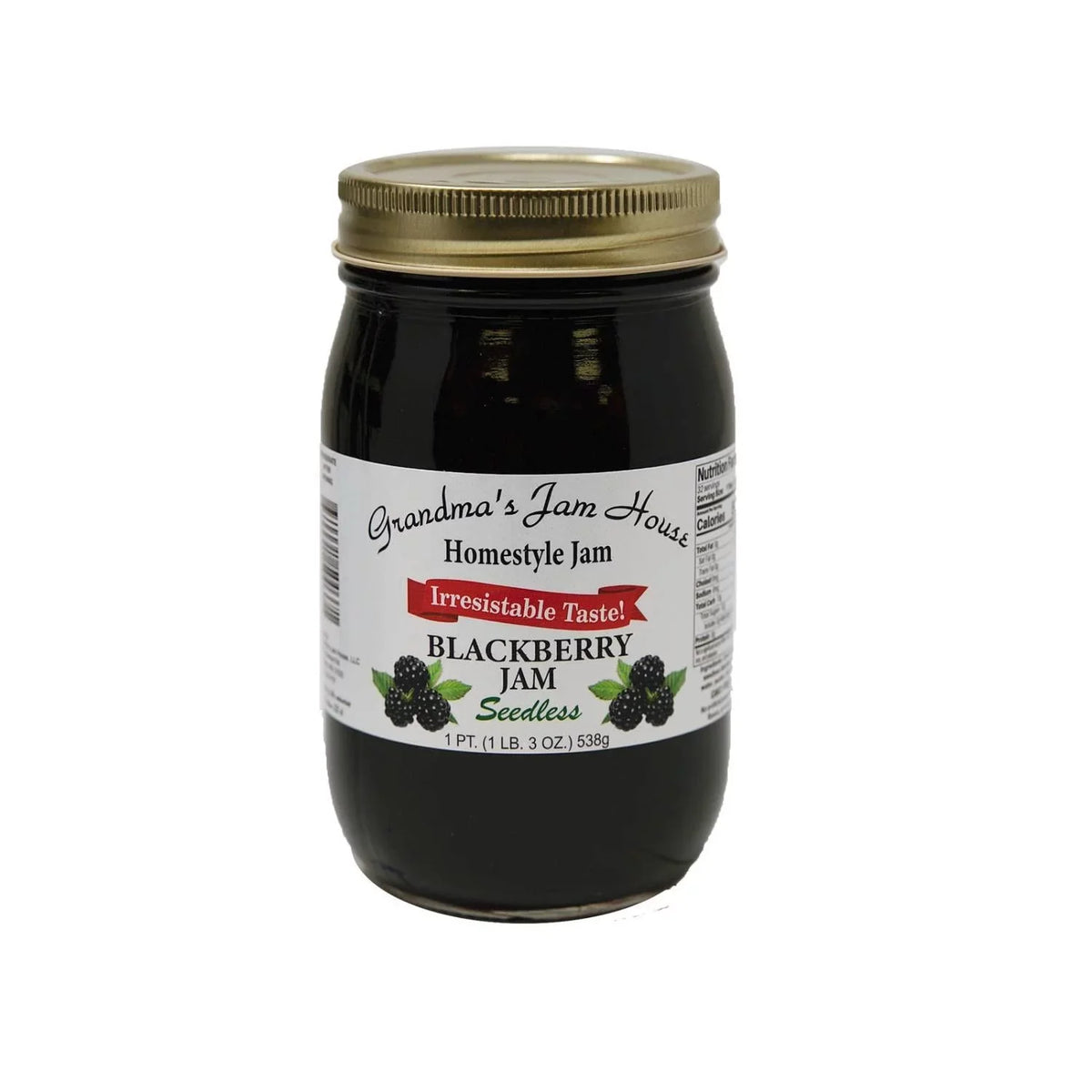 '- Seedless Pint Blackberry Jam One Homestyle -