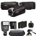 '- + + Handycam Extra Flash HDR-CX405 16GB HD Battery Kit