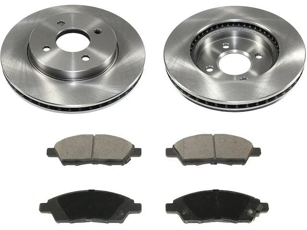 with Nissan and 2016 - 2019 1.6L Compatible Front - 2018 Rotor 2014 2017 2013 2012 4-Cylinder Pad 2015 Brake Versa Kit