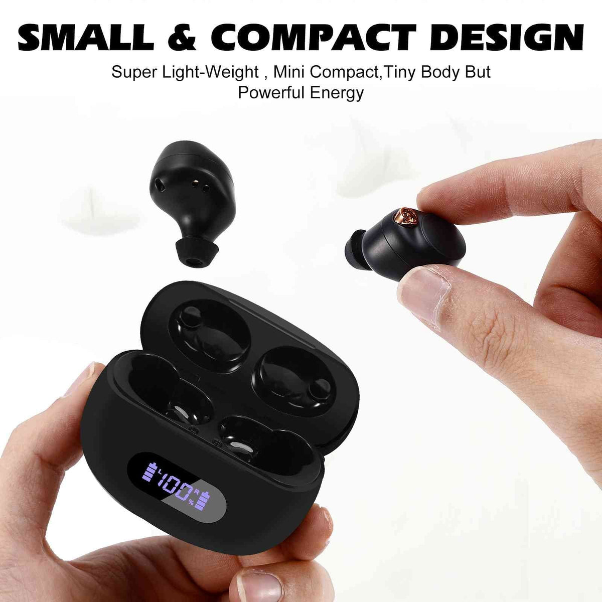 5.2 liquid Bluetooth Yoga Compatible Smart Case, Charging Tab True Bass Lenovo Boost Resistance, Connect, Black, Connection, UrbanX Dual IPX5 Wireless Balanced, + with Earbuds Bluetooth