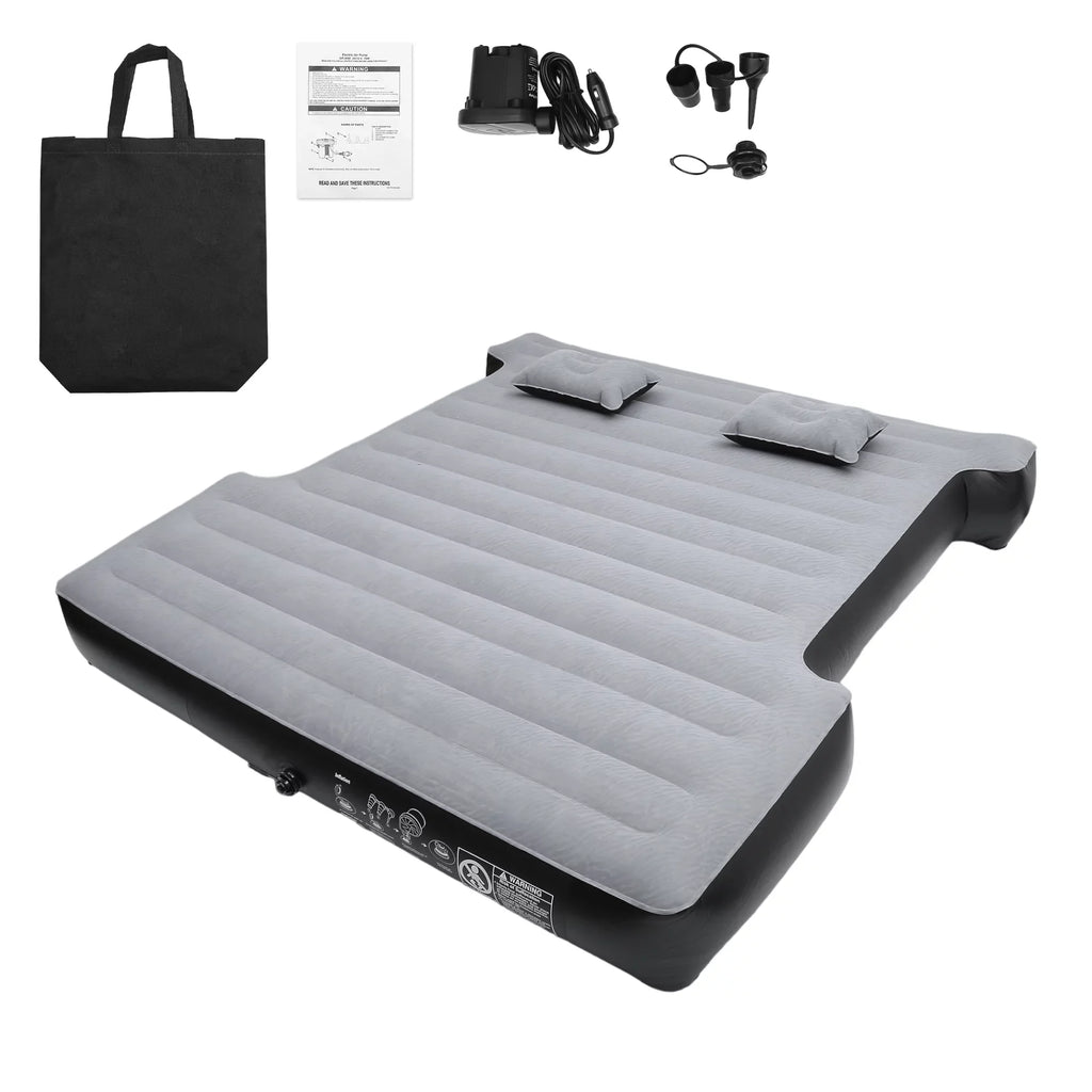 Full-dimension Unique Pump Bargains Short 5.5-5.8ft Air Kit with Inflatable Electric Gray Truck Bed PVC Thickened Universal