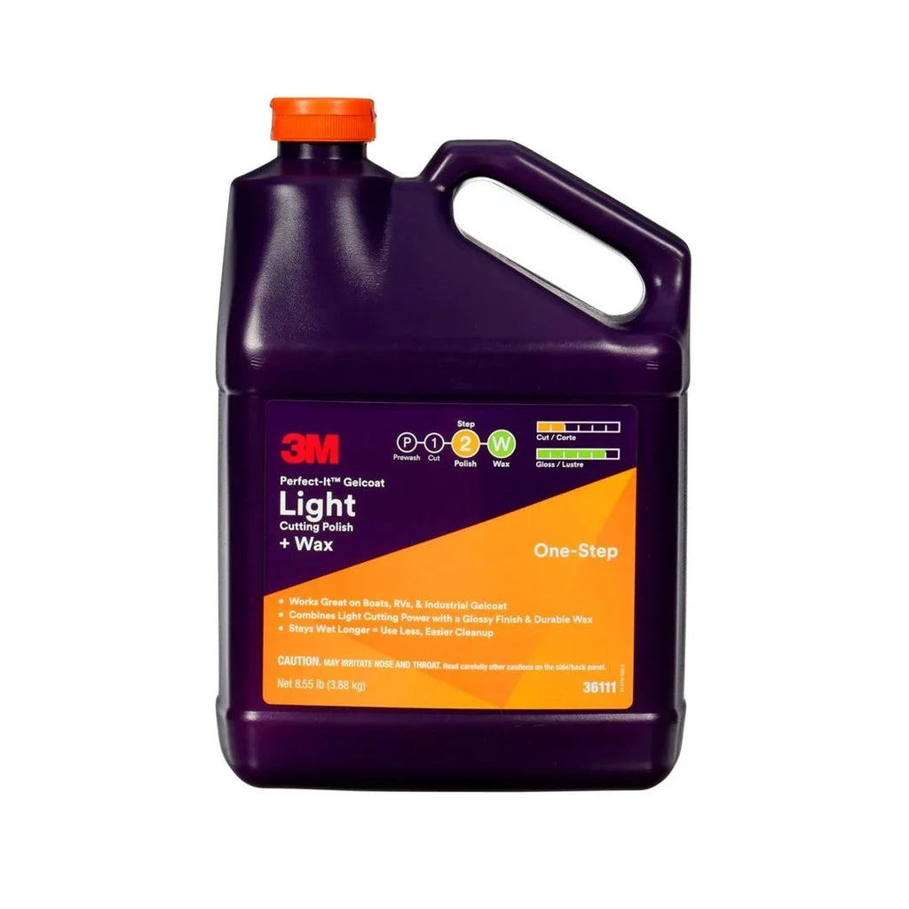 Gelcoat Light Cut Polish-Wax Gallon 3M 36111;