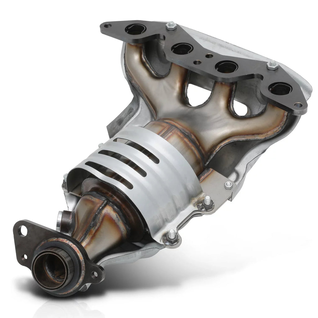 1.7L Fits with LX 2001-2005 Manifold CX Exhaust For with Converter M-AUTO Honda Catalytic Models HX Shield Engine VX Civic, DX Heat