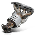 1.7L Fits with LX 2001-2005 Manifold CX Exhaust For with Converter M-AUTO Honda Catalytic Models HX Shield Engine VX Civic, DX Heat