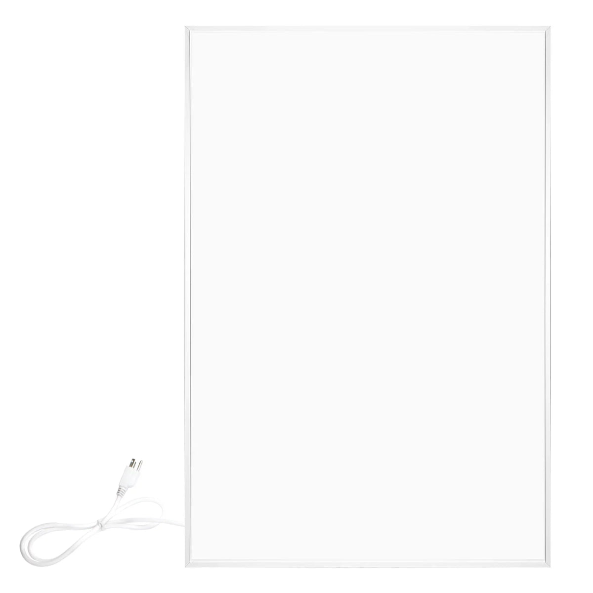 Flex 500W Plug Panel 24” WarmlyYours 35” or Radiant in New Ember Heater- x Hardwired White