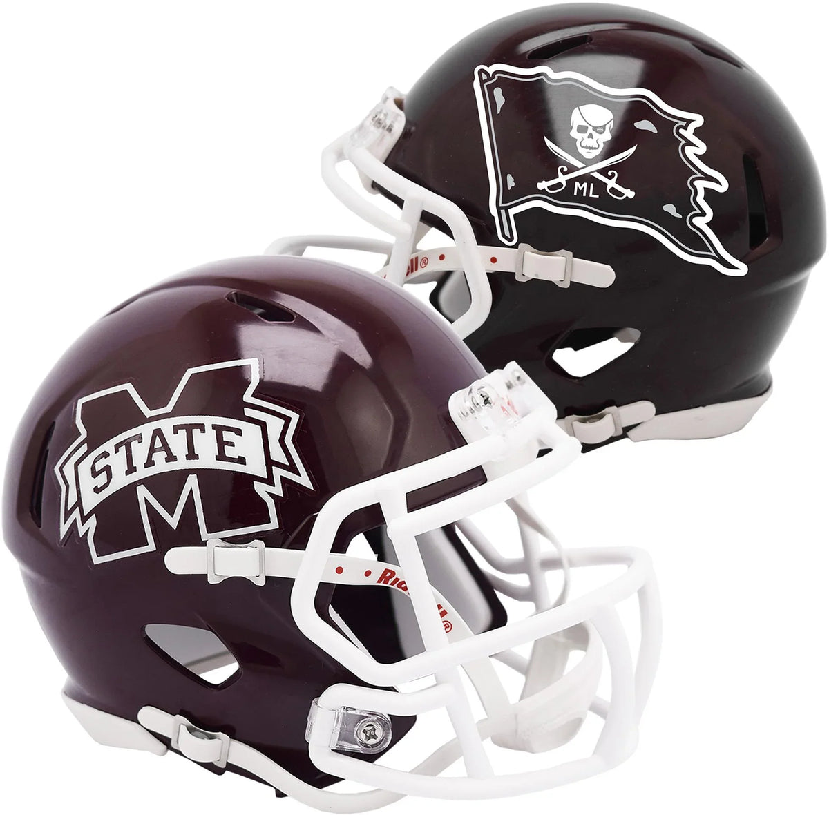 Leach Bulldogs Mike Mississippi State Speed Helmet Mini Riddell