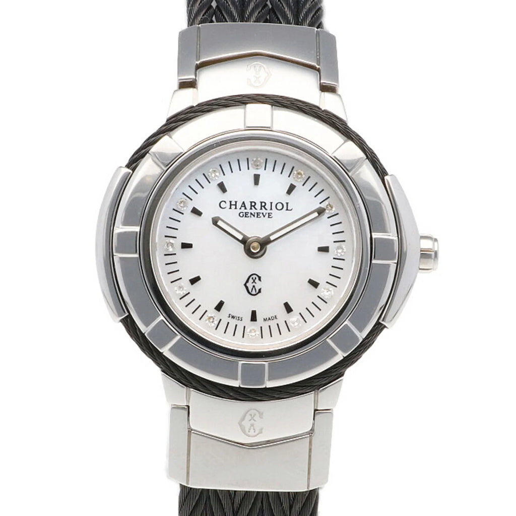 Pre-Owned Watch Stainless (Good) Steel CHARRIOL Saint-Tropez Quartz Women's