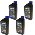 Quarts, Yamaha OEM, Marine LUB-2STRK-M1-12 Engine New 4 Yamalube 2-Stroke Oil,