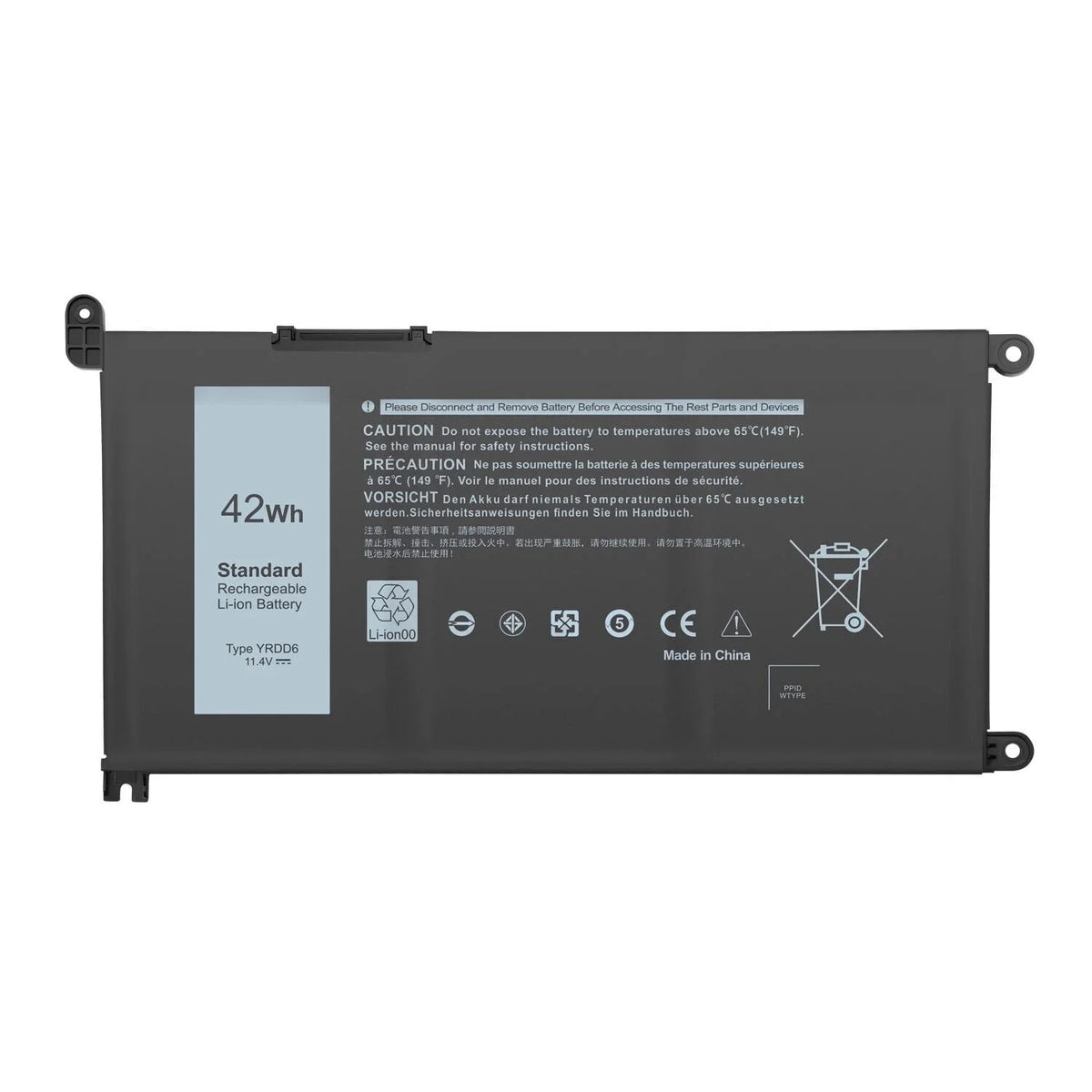 YRDD6 Dell 3493 3584 3582 3583 For 3310 Latitude VM732 Inspiron 3793 Battery