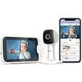 by Connected Ready Monitor - Camera Powered 5 Nursery, - Night - Security - App Wall Sleep Hubble Mount 7-Color Light, for Nursery Pal Baby Home Smart HD with WiFi Cloud HubbleClub Trainer Ideal