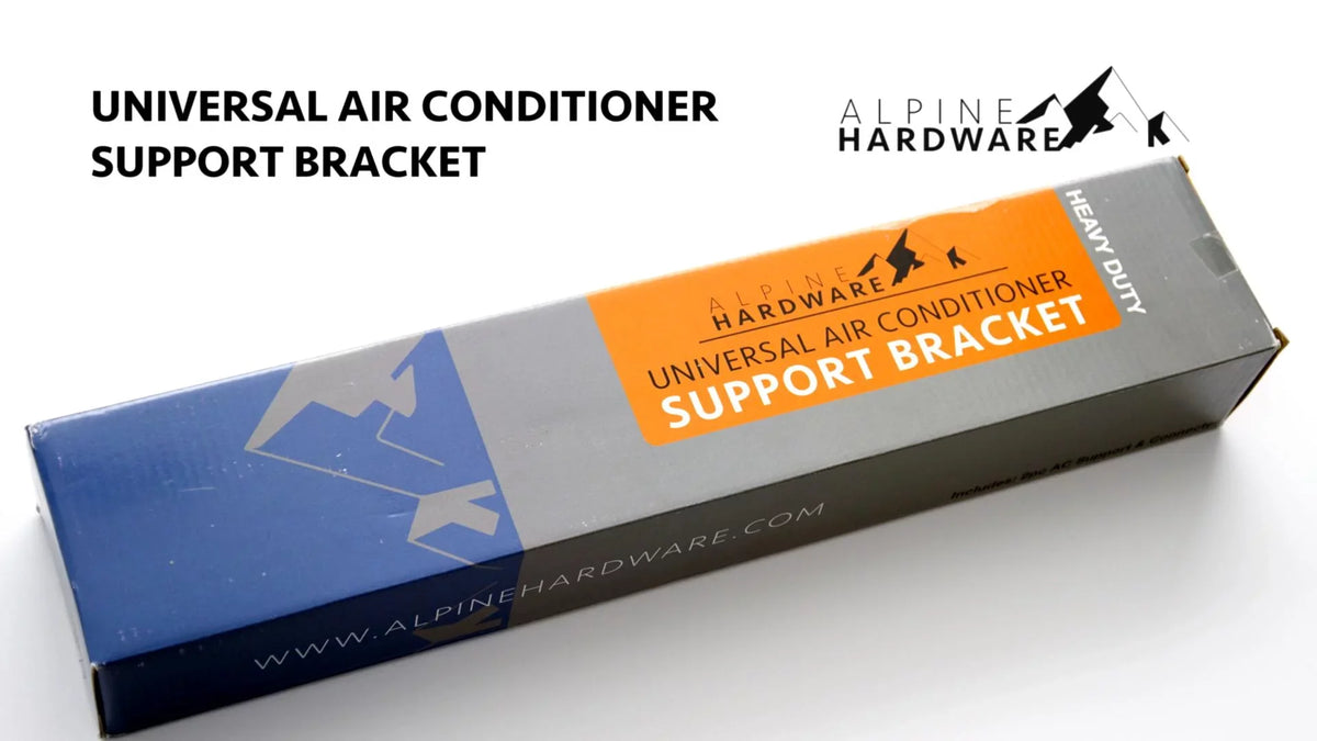 AC HARDWARE AC Duty) ALPINE Heavy-Duty BTU Air - for Window Conditioner Window - AC Up - BTU Air Universal 180 Units 24000 lbs. Support Conditioner 12000 Support to to Bracket (Heavy