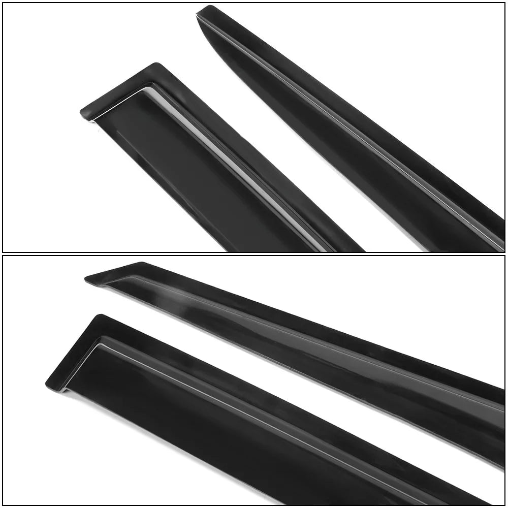 Window Outside Mount 4Pc 2018 Visor Set Guard 2013 2015 2017 Veloster 2016 Hyundai Compatible Rain 2012 Deflector Ikon 2011-2018 Motorsports with Vent 2011 2014