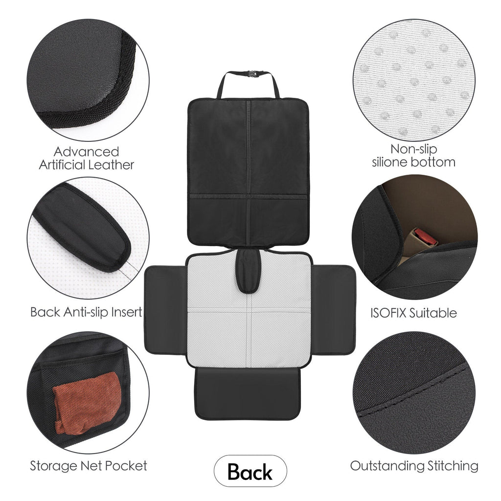 Organizer Protector Seat Pocket Baby Seat Mat Cover Slip-Proof with Car Back Wear-Resistant