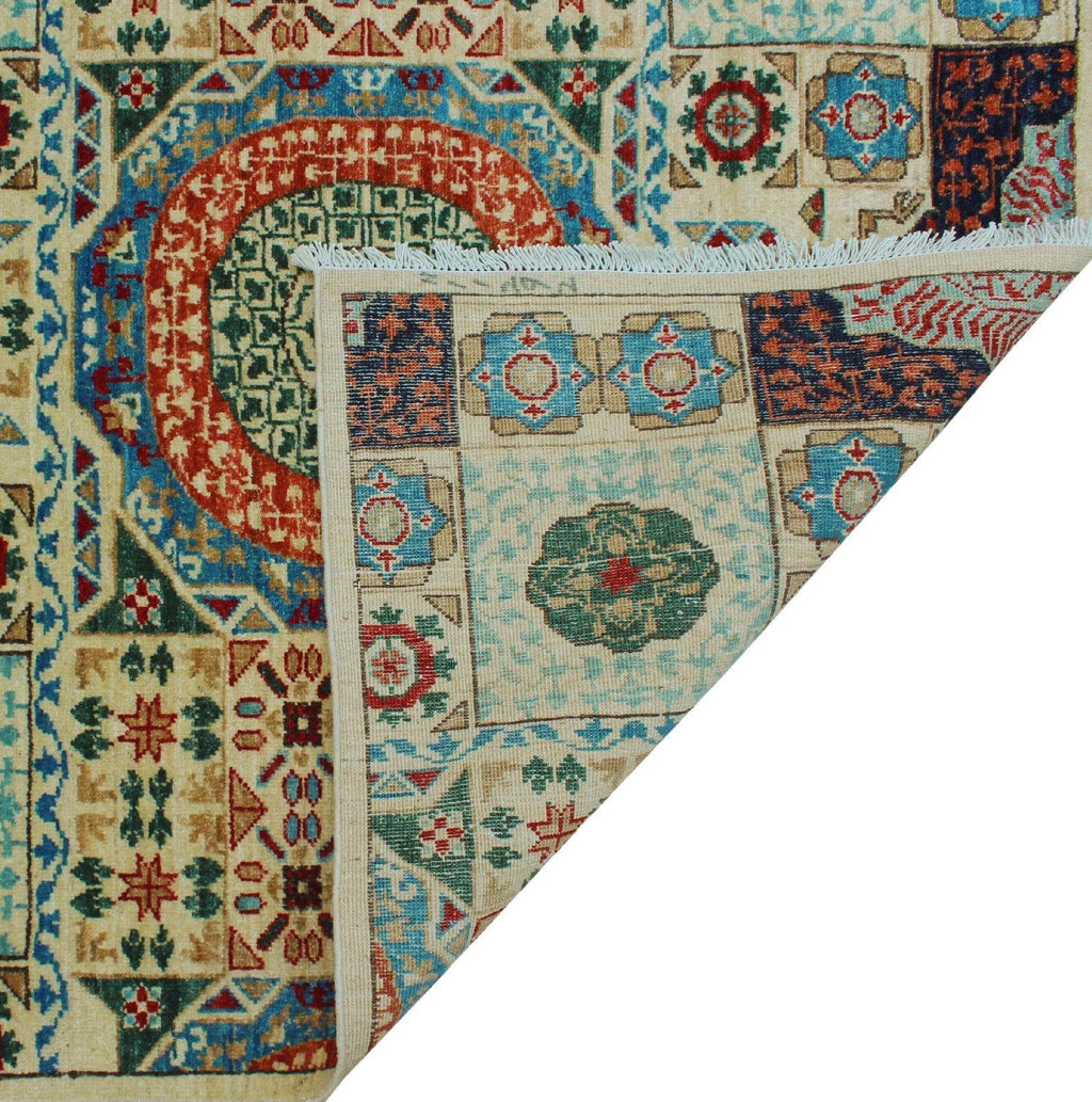 12'2" 9'0" Irwin Ivory/Blue Rug, Aria x