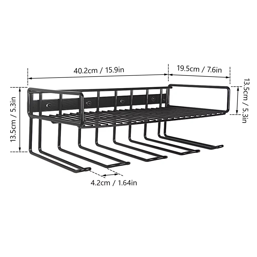 Compact Mounted Power Organizer, Power Drill Steel & Rack Wall Tools, Holder Storage Tool Tool Heavy Duty Power for Handheld