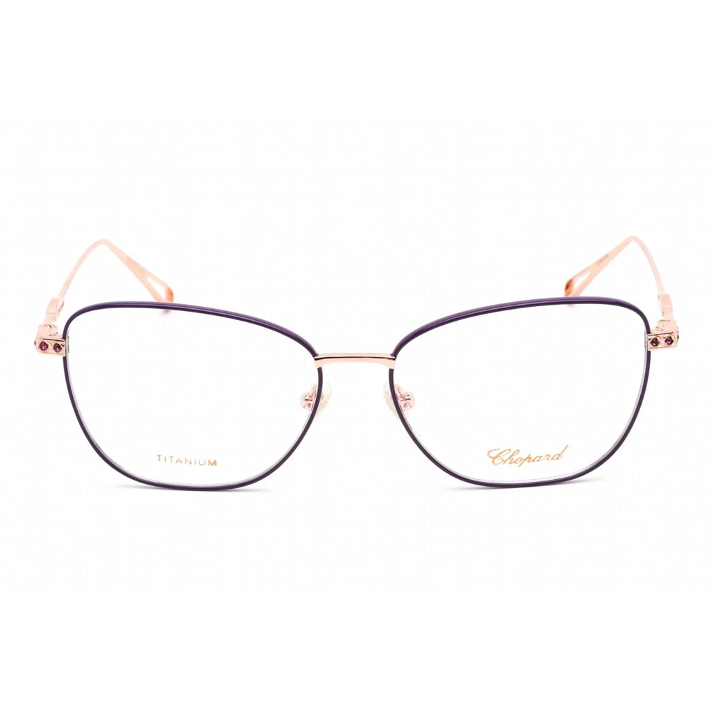 Metal VCHD52S Gold 08MZ Shiny Women's Eyeglasses Chopard Copper