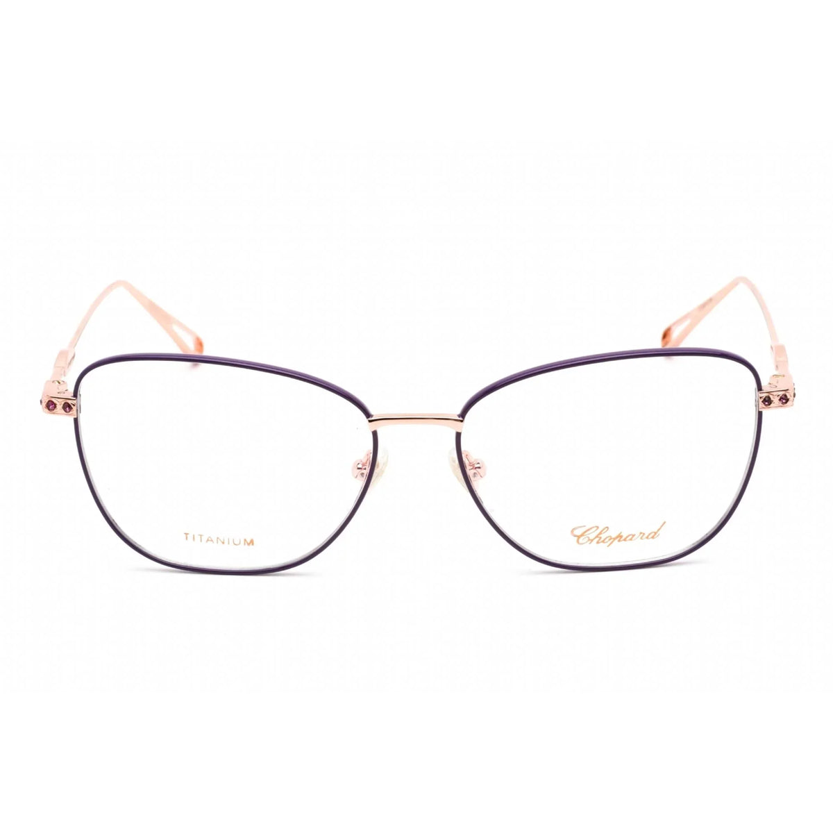Metal VCHD52S Gold 08MZ Shiny Women's Eyeglasses Chopard Copper