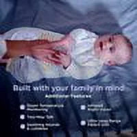 by Connected Ready Monitor - Camera Powered 5 Nursery, - Night - Security - App Wall Sleep Hubble Mount 7-Color Light, for Nursery Pal Baby Home Smart HD with WiFi Cloud HubbleClub Trainer Ideal